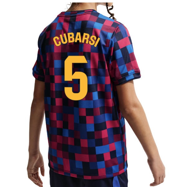 2026 2027 Barcelona Pre Match Shirt Uniform (Kids) (Cubarsi 5)-ProGear Kits